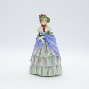 HN1345 Victorian Lady - Rare Colorway Edition - Vintage Porcelain Figurine by Royal Doulton, dated 1938 (Item# P-4378)-Timeless Gallery