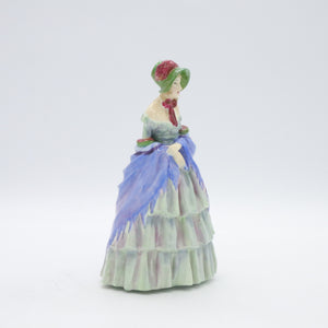 HN1345 Victorian Lady - Rare Colorway Edition - Vintage Porcelain Figurine by Royal Doulton, dated 1938 (Item# P-4378)-Timeless Gallery