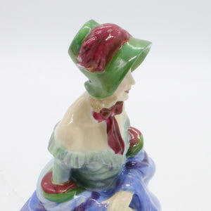 HN1345 Victorian Lady - Rare Colorway Edition - Vintage Porcelain Figurine by Royal Doulton, dated 1938 (Item# P-4378)-Timeless Gallery