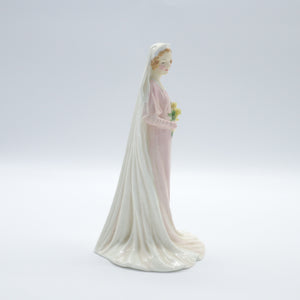 HN1600 Bride - Rare - Vintage Porcelain Figurine by Royal Doulton, circa 1940 (Item# P-8281)-Timeless Gallery