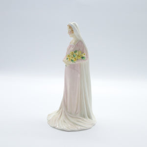 HN1600 Bride - Rare - Vintage Porcelain Figurine by Royal Doulton, circa 1940 (Item# P-8281)-Timeless Gallery