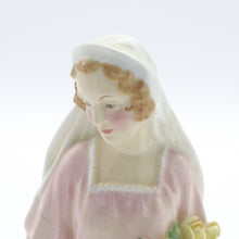 Load image into Gallery viewer, HN1600 Bride - Rare - Vintage Porcelain Figurine by Royal Doulton, circa 1940 (Item# P-8281)-Timeless Gallery
