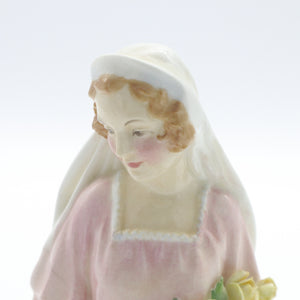 HN1600 Bride - Rare - Vintage Porcelain Figurine by Royal Doulton, circa 1940 (Item# P-8281)-Timeless Gallery