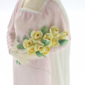 HN1600 Bride - Rare - Vintage Porcelain Figurine by Royal Doulton, circa 1940 (Item# P-8281)-Timeless Gallery