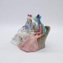 Load image into Gallery viewer, HN1747 Afternoon Tea - Popular - Vintage Porcelain Figurine by Royal Doulton, dated 1942 (Item# P-9512)-Timeless Gallery
