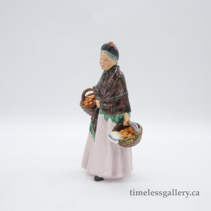 HN1759 Orange Lady - Vintage Porcelain Figurine by Royal Doulton, circa 1950 (Item# P-4518)-Timeless Gallery