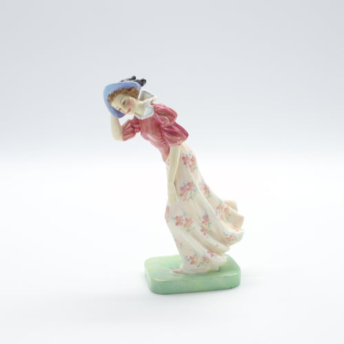 HN1763 Windflower - Vintage Porcelain Figurine by Royal Doulton, dated 1938 (Item# P-5895)-Timeless Gallery