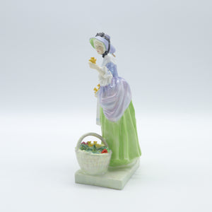 HN1807 Spring Flowers - Rare - Vintage Porcelain Figurine by Royal Doulton, circa 1950 (Item# P-4937)-Timeless Gallery