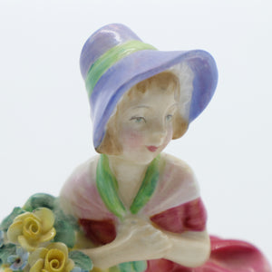 HN1809 Cissie - Vintage Porcelain Figurine by Royal Doulton, circa 1960 (Item# P-2154)-Timeless Gallery