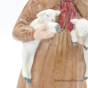 HN1890 Lambing Time - Vintage Porcelain Figurine by Royal Doulton, circa 1970 (Item# P-5313)-Timeless Gallery