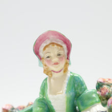 将图片加载到图库查看器，HN1907 Lydia - Rare Colourway Edition - Vintage Porcelain Figurine by Royal Doulton, dated 1939 (Item# P-2650)-Timeless Gallery
