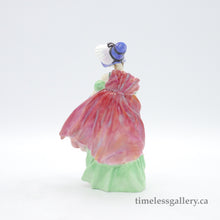 Load image into Gallery viewer, HN1965 Lady April - Very Rare - Vintage Porcelain Figurine by Royal Doulton, dated 1942 (Item# P-1989)-Timeless Gallery
