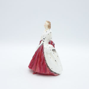 HN1981 Ermine Coat - Vintage Porcelain Figurine by Royal Doulton, circa 1960 (Item# P-6366)-Timeless Gallery