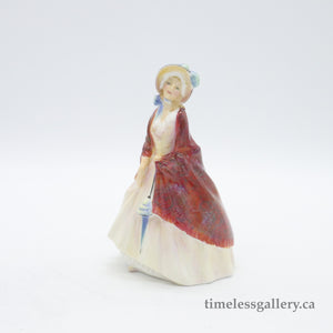 HN1988 Paisley Shawl - Vintage Porcelain Figurine by Royal Doulton, circa 1950 (Item# P-1142)-Timeless Gallery