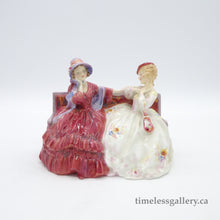 Load image into Gallery viewer, HN2025 Gossips - Popular - Vintage Porcelain Figurine by Royal Doulton, circa 1950 (Item# P-1683)-Timeless Gallery
