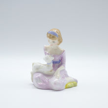 Load image into Gallery viewer, HN2048 Mary Had A Little Lamb - popular - Vintage Porcelain Figurine by Royal Doulton, dated 1984 (Item# P-7637)-Timeless Gallery
