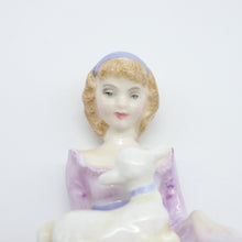 Load image into Gallery viewer, HN2048 Mary Had A Little Lamb - popular - Vintage Porcelain Figurine by Royal Doulton, dated 1984 (Item# P-7637)-Timeless Gallery
