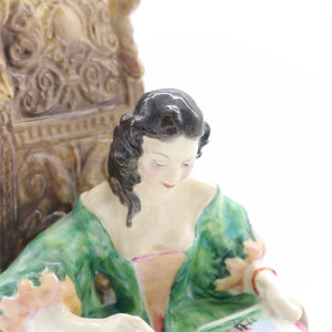 HN2055 Leisure Hour - Vintage Porcelain Figurine by Royal Doulton, circa 1960 (Item# P-5976)-Timeless Gallery