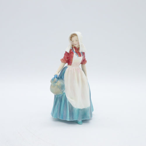 HN2057 Jersey Milk Maid - Vintage Porcelain Figurine by Royal Doulton, circa 1950 (Item# P-4431)-Timeless Gallery
