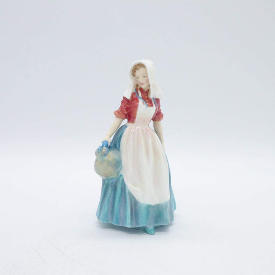 HN2057 Jersey Milk Maid - Vintage Porcelain Figurine by Royal Doulton, circa 1950 (Item# P-4431)-Timeless Gallery
