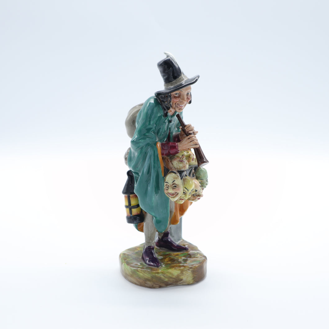 HN2103 Mask Seller - classic - Vintage Porcelain Figurine by Royal Doulton, circa 1977 (Item# P-7966)-Timeless Gallery