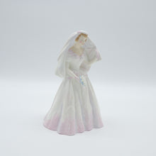 Load image into Gallery viewer, HN2166 Bride - Vintage Porcelain Figurine by Royal Doulton, circa 1970 (Item# P-7429)-Timeless Gallery
