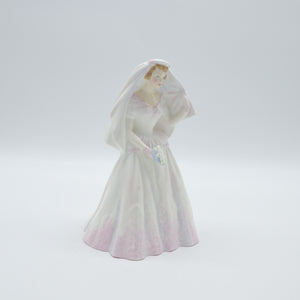 HN2166 Bride - Vintage Porcelain Figurine by Royal Doulton, circa 1970 (Item# P-7429)-Timeless Gallery