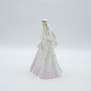 HN2166 Bride - Vintage Porcelain Figurine by Royal Doulton, circa 1970 (Item# P-7429)-Timeless Gallery