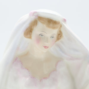 HN2166 Bride - Vintage Porcelain Figurine by Royal Doulton, circa 1970 (Item# P-7429)-Timeless Gallery