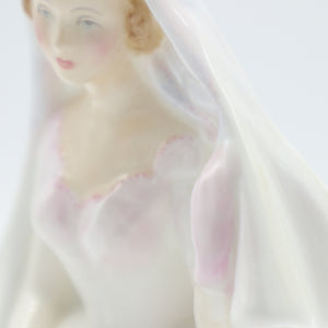 HN2166 Bride - Vintage Porcelain Figurine by Royal Doulton, circa 1970 (Item# P-7429)-Timeless Gallery