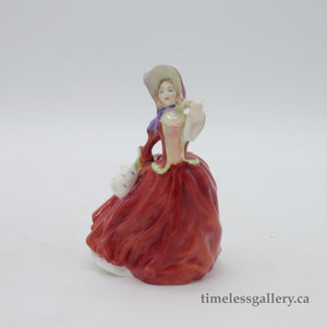 HN2176 Autumn Breezes - Vintage Porcelain Figurine by Royal Doulton, circa 1995 (Item# P-1692)-Timeless Gallery