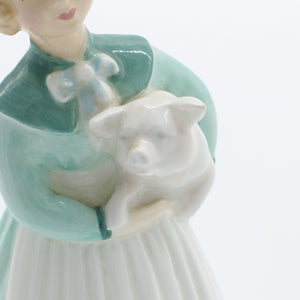 HN2207 Stayed at Home - Vintage Porcelain Figurine by Royal Doulton, circa 1965 (Item# P-6701)-Timeless Gallery