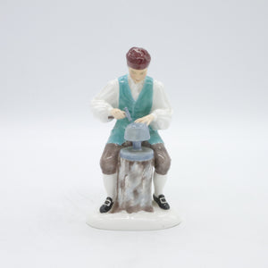 HN2208 Silversmith of Williamsburg - Vintage Porcelain Figurine by Royal Doulton, circa 1970 (Item# P-7665)-Timeless Gallery