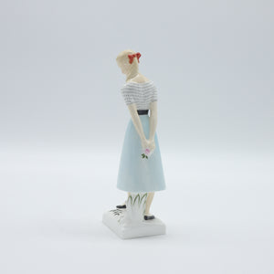 HN2231 Sweet Sixteen - Vintage Porcelain Figurine by Royal Doulton, circa 1960 (Item# P-3230)-Timeless Gallery