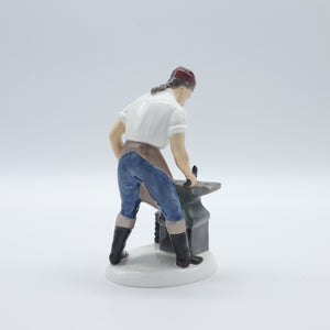 HN2240 Blacksmith of Williamsburg - Vintage Porcelain Figurine by Royal Doulton, circa 1975 (Item# P-7388)-Timeless Gallery