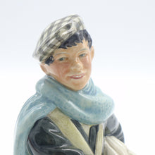 Load image into Gallery viewer, HN2244 Newsboy - Rare - Vintage Porcelain Figurine by Royal Doulton, circa 1960 (Item# P-4455)-Timeless Gallery
