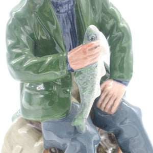HN2258 A Good Catch - Vintage Porcelain Figurine by Royal Doulton, circa 1980 (Item# P-9539)-Timeless Gallery