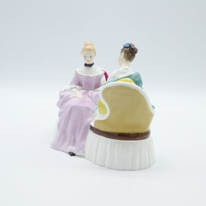 HN2276 Heart to Heart - Popular - Vintage Porcelain Figurine by Royal Doulton, circa 1960 (Item# P-4084)-Timeless Gallery