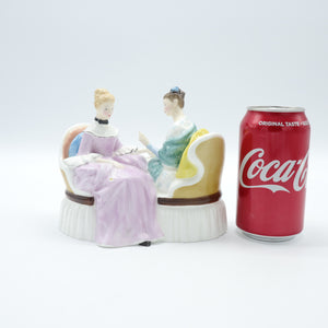 HN2276 Heart to Heart - Popular - Vintage Porcelain Figurine by Royal Doulton, circa 1960 (Item# P-4084)-Timeless Gallery