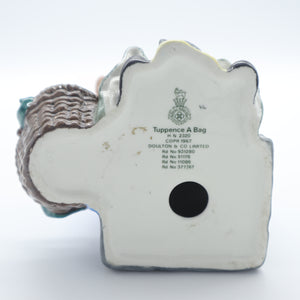 HN2320 Tuppence A Bag - Vintage Porcelain Figurine by Royal Doulton, circa 1970 (Item# P-4770)-Timeless Gallery