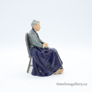 HN2322 Cup of Tea - Vintage Porcelain Figurine by Royal Doulton, circa 1970 (Item# P-6261)-Timeless Gallery