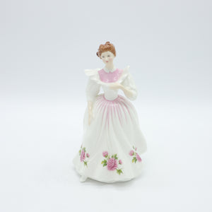 HN2695 November - Vintage Porcelain Figurine by Royal Doulton, dated 1987 (Item# P-5791)-Timeless Gallery