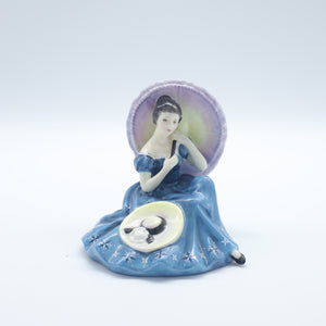 HN2704 Pensive Moment - Vintage Porcelain Figurine by Royal Doulton, circa 1980 (Item# P-6608)-Timeless Gallery