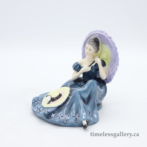 HN2704 Pensive Moment - Vintage Porcelain Figurine by Royal Doulton, circa 1980 (Item# P-5655)-Timeless Gallery