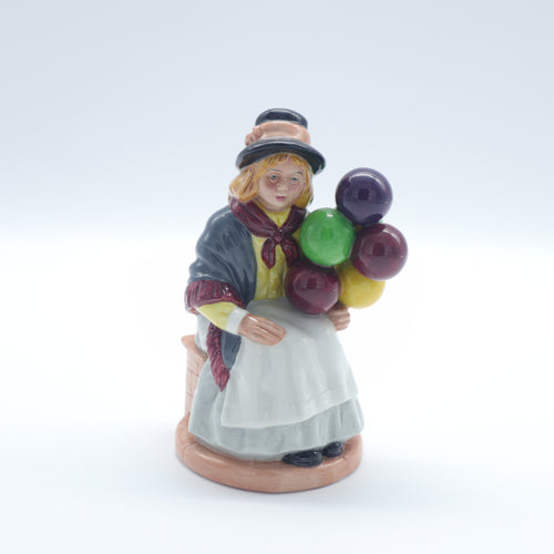 HN2818 Balloon Girl - Popular - Vintage Porcelain Figurine by Royal Doulton, circa 1990 (Item# P-7202)-Timeless Gallery