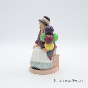 HN2818 Balloon Girl - Vintage Porcelain Figurine by Royal Doulton, circa 1980 (Item# P-1631)-Timeless Gallery