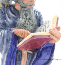 将图片加载到图库查看器，HN2877 Wizard - Vintage Porcelain Figurine by Royal Doulton, circa 1980 (Item# P-8579)-Timeless Gallery
