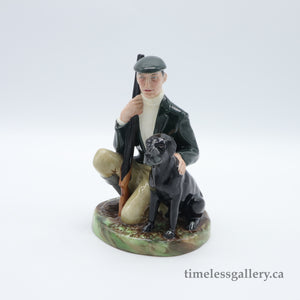 HN2879 Gameskeeper - Vintage Porcelain Figurine by Royal Doulton, circa 1990 (Item# P-6026)-Timeless Gallery