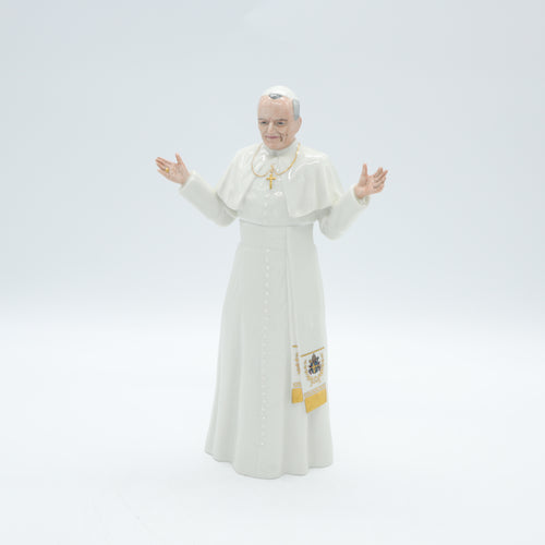 HN2888 Pope John Paul II - Vintage Porcelain Figurine by Royal Doulton, circa 1990 (Item# P-5905)-Timeless Gallery