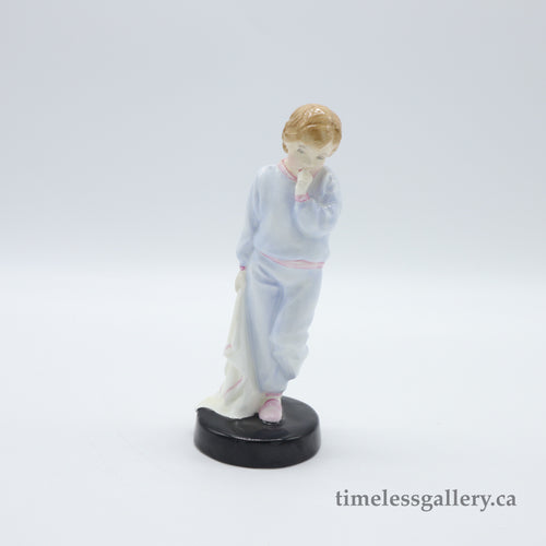 HN2953 Sleepy Darling - Vintage Porcelain Figurine by Royal Doulton, dated 1981 (Item# P-4408)-Timeless Gallery